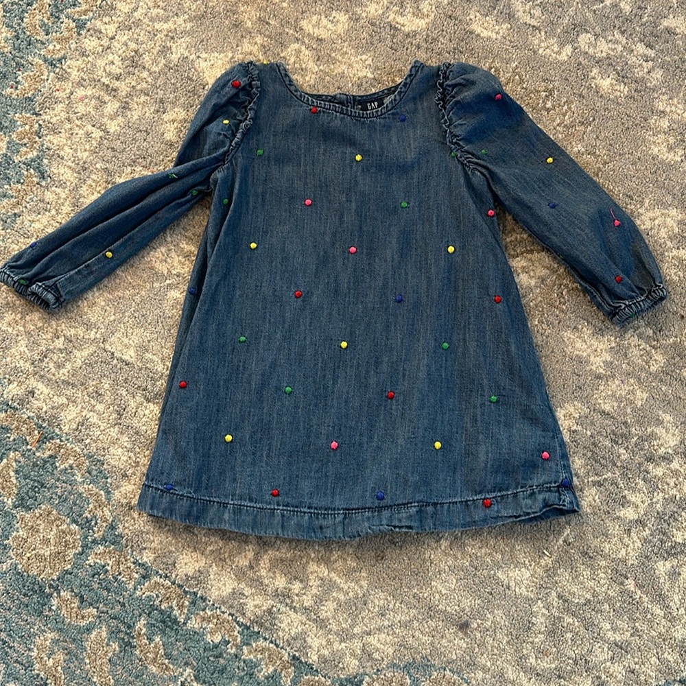 Gap kids size 2 denim dress